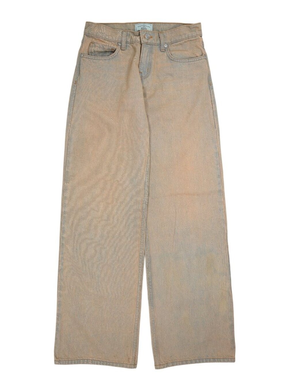Revice Wide Leg Jeans in Tan Wash